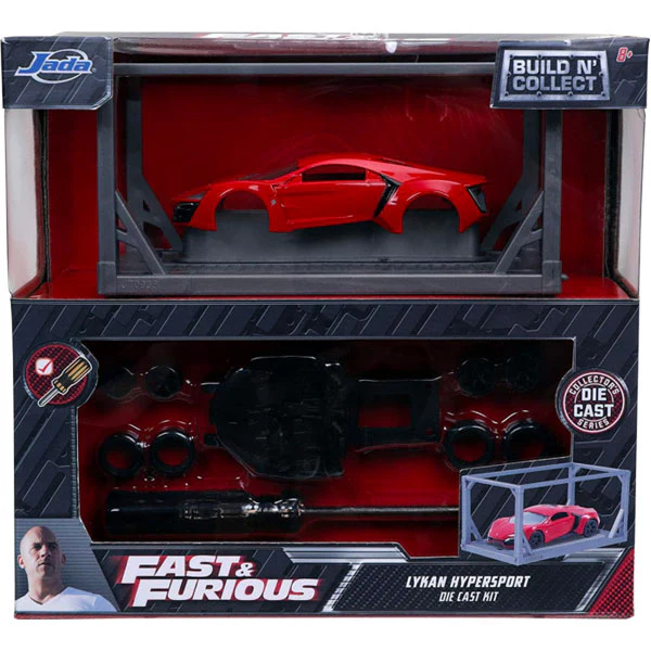 Fast & Furious 7 - 2014 Lykan Hypersport 1:55 Scale Model Kit - Image 7