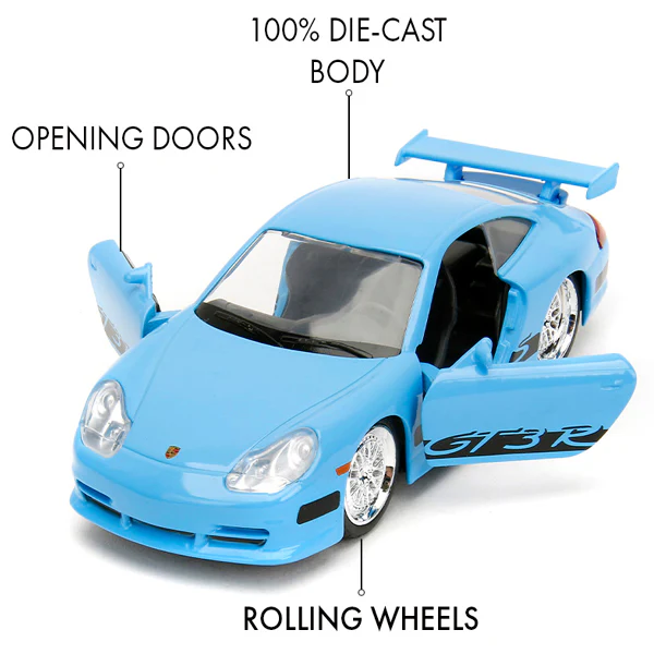 Fast & Furious - Porsche 911 GT3 1:32 Scale Diecast Vehicle - Image 7
