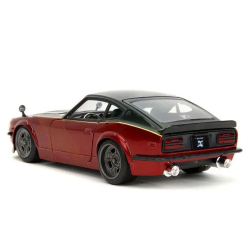 Fast & Furious X - 1972 Datsun 240Z Gloss Red/Black 1:24 Scale Diecast Vehicle - Image 4
