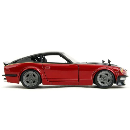 Fast & Furious X - 1972 Datsun 240Z Gloss Red/Black 1:24 Scale Diecast Vehicle - Image 6