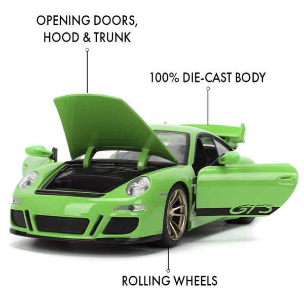 Fast & Furious X - 2007 Porsche 911 GT3 1:24 Scale Diecast Vehicle - Image 4