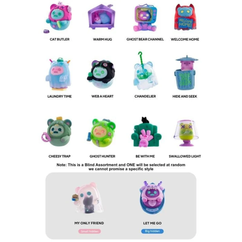 [FINDING UNICORN] ShinWoo Ghost Bear House Series Blind Box - Image 2