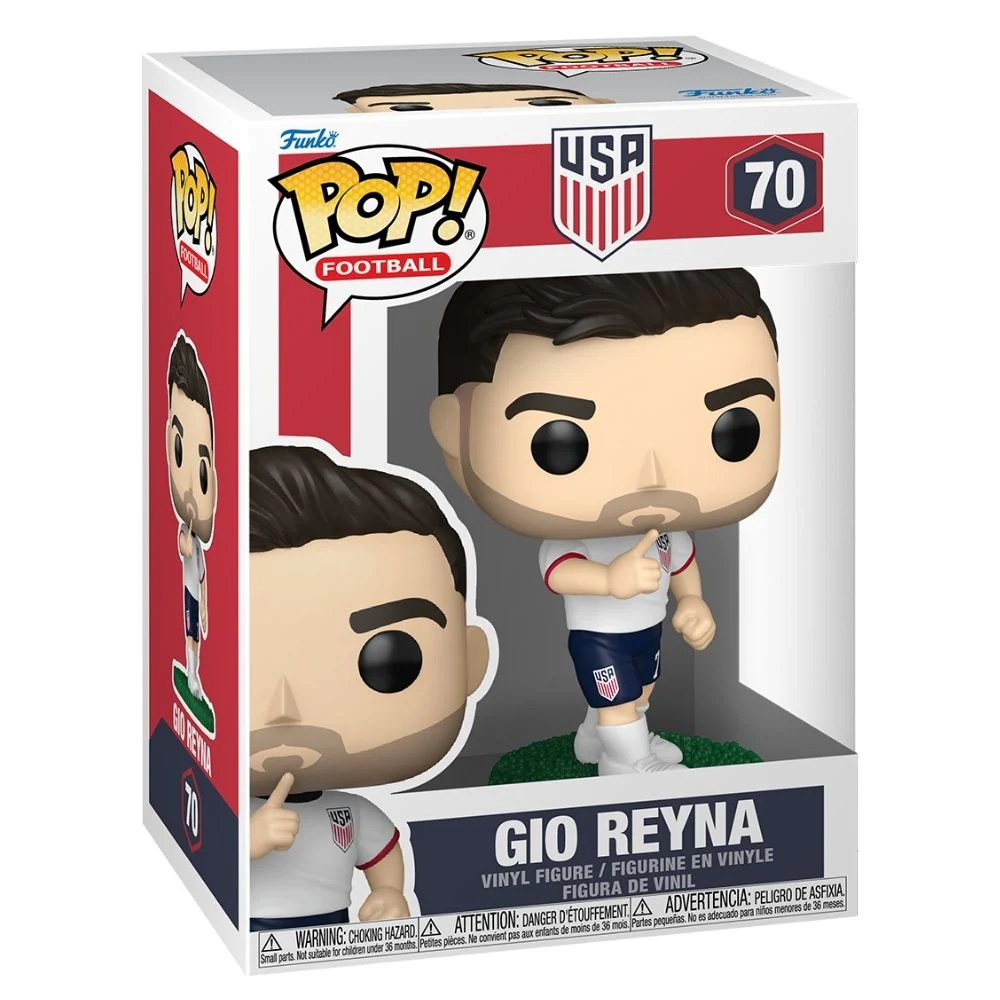 Football (Soccer): USA - Gio Reyna Pop! Vinyl - Image 2