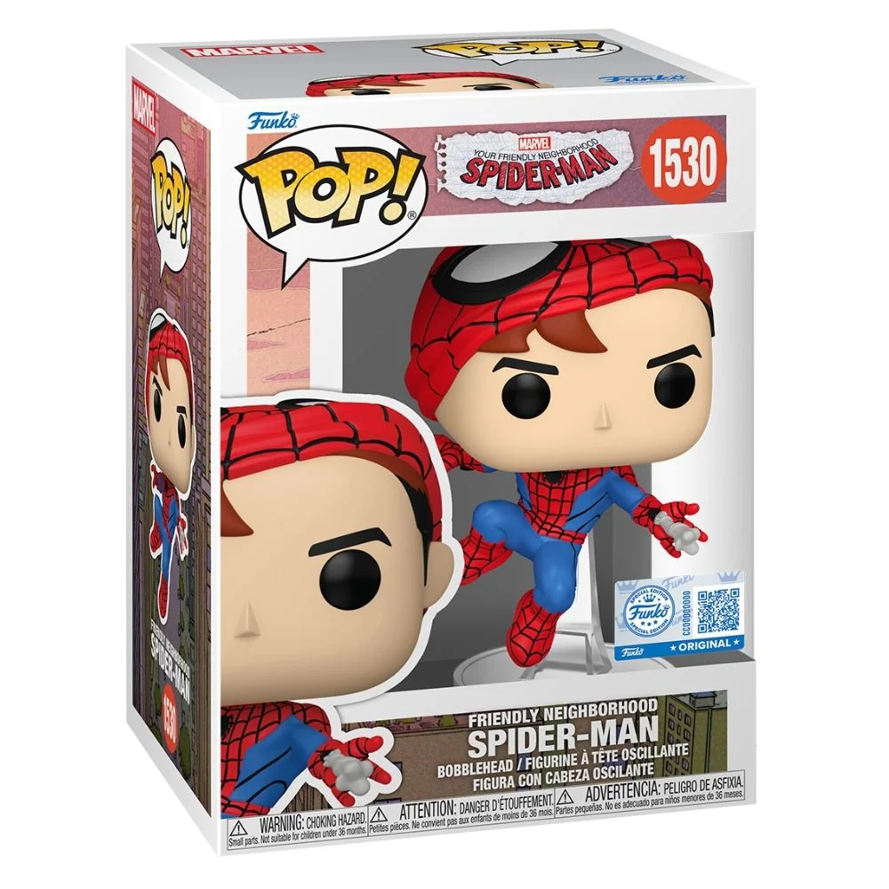 Your Friendly Neighborhood Spider-Man (2025) - Friendly Neighborhood Spider-Man (Unmasked) US Exclusive Pop! Vinyl - Image 2