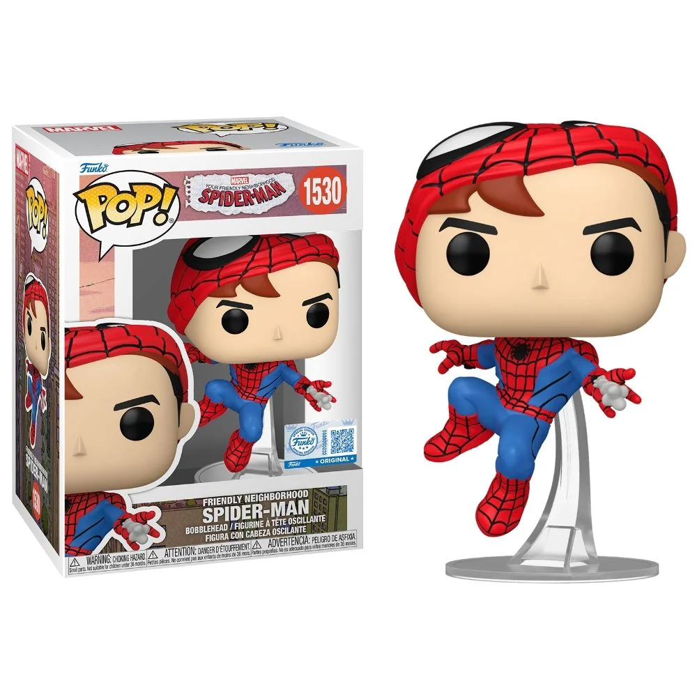 Your Friendly Neighborhood Spider-Man (2025) - Friendly Neighborhood Spider-Man (Unmasked) US Exclusive Pop! Vinyl - Image 3