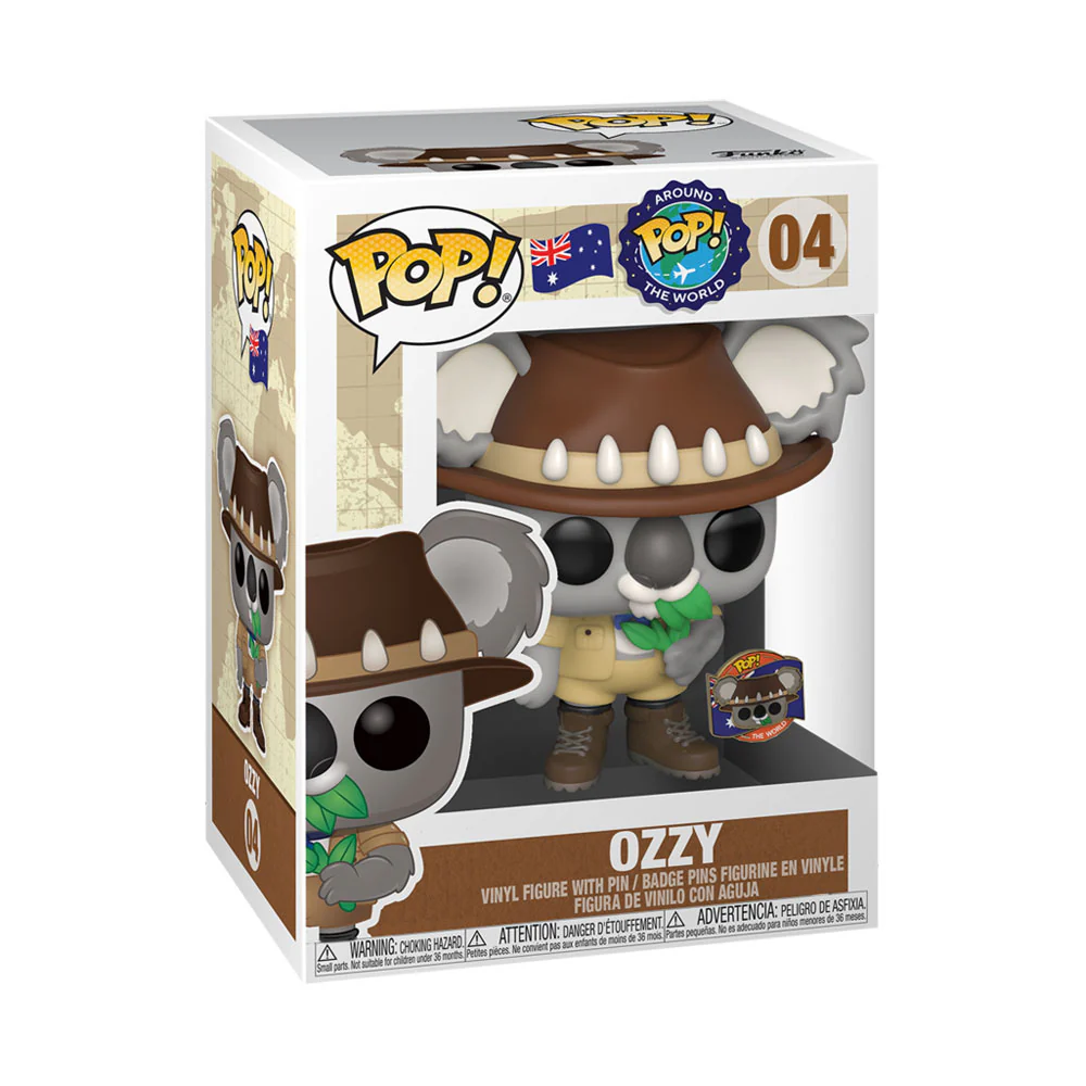 Funko Around the World - Ozzy Koala (Australia) Pop! Vinyl with Pin - Image 2