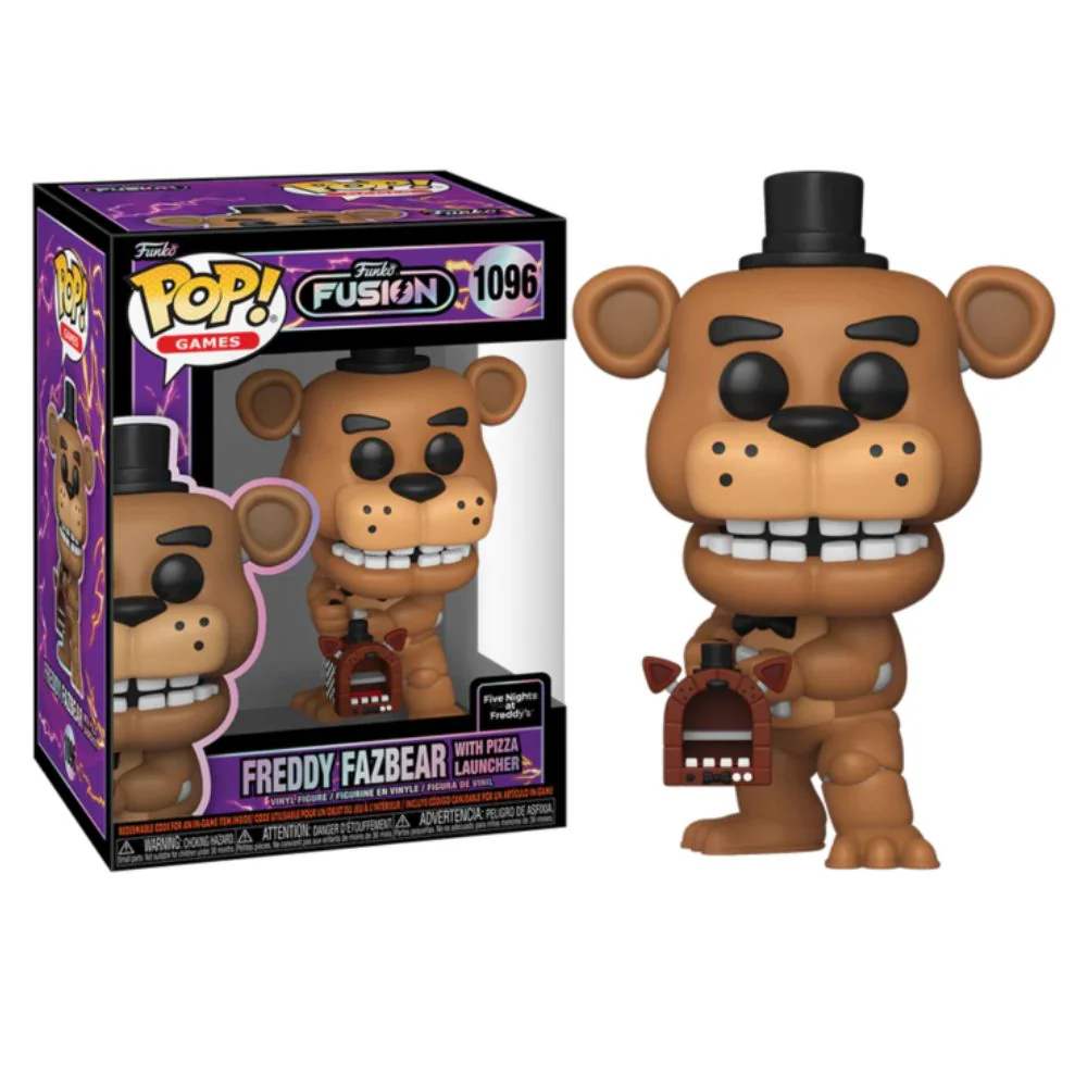 Funko Fusion - Freddy Fazbear with Pizza Launcher Pop! Vinyl - Image 3
