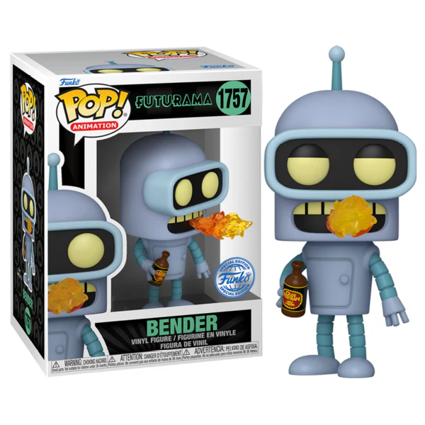 Futurama - Bender with Fire Breath US Exclusive Pop! Vinyl - Image 3