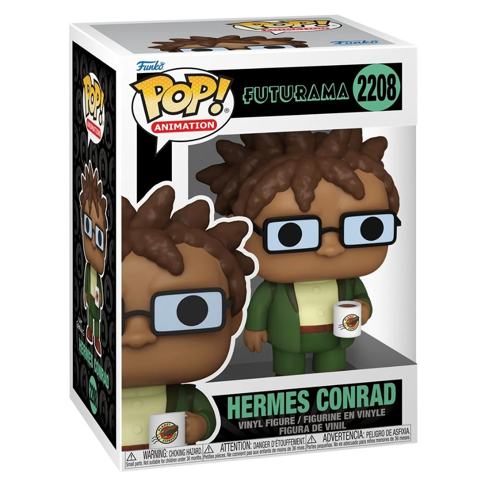 Futurama - Hermes Conrad with Mug Pop! Vinyl - Image 2