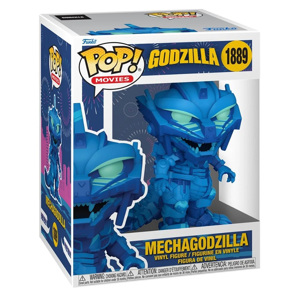 Godzilla: Retro Futurism - Mechagodzilla (Blue) Pop! Premium - Image 2