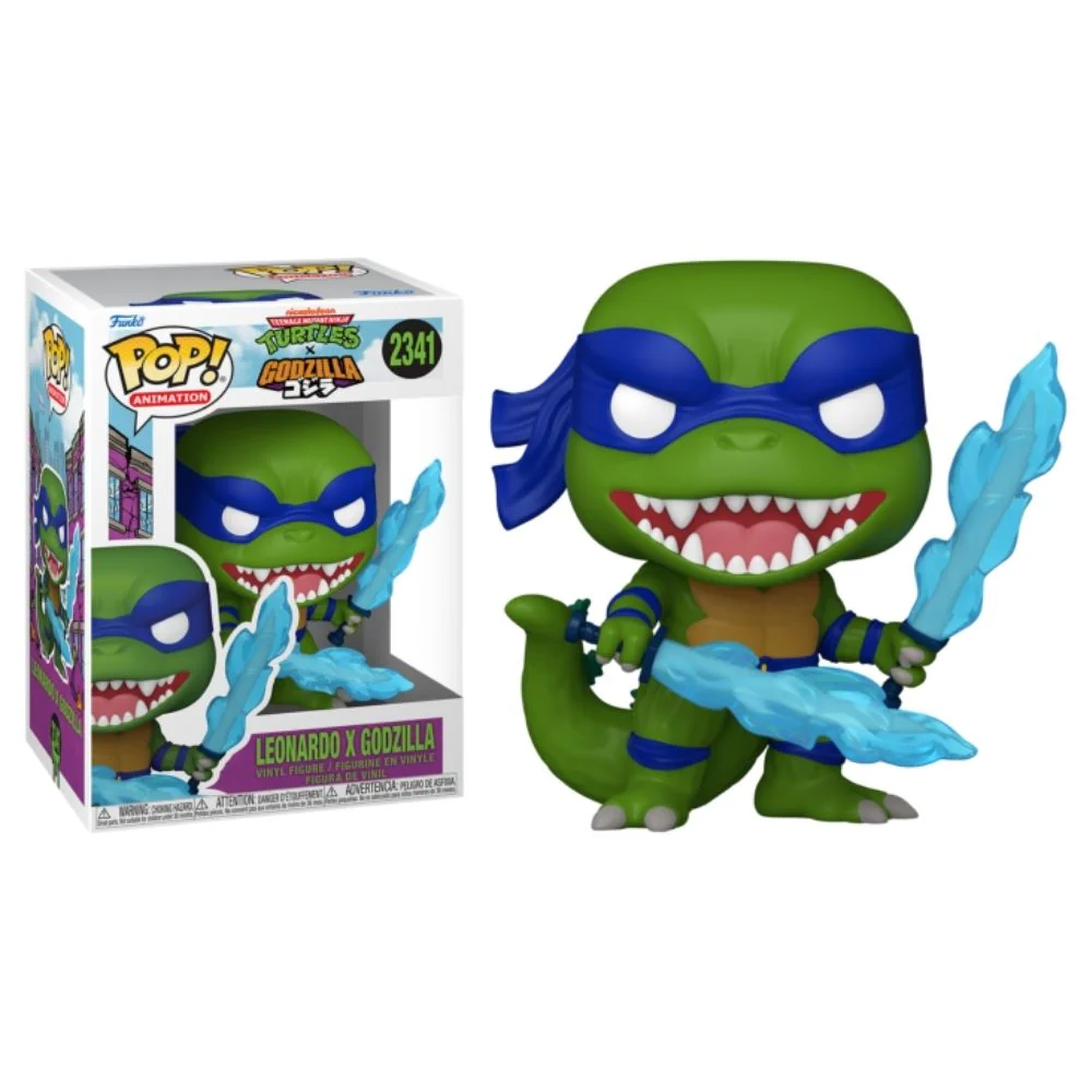 Godzilla x Teenage Mutant Ninja Turtles - Leonardo x Godzilla Pop! Vinyl - Image 3