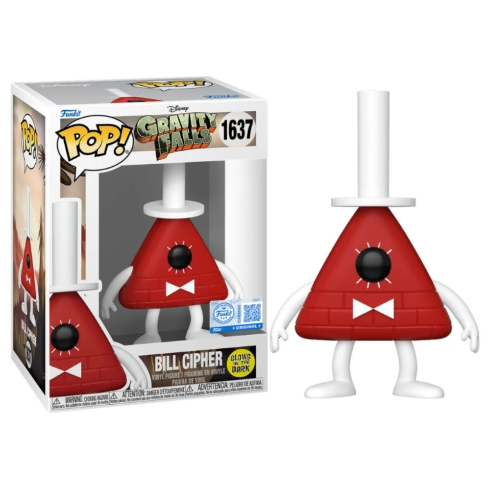 Gravity Falls - Bill Cipher Glow in the Dark US Exclusive Pop! Vinyl - Image 4