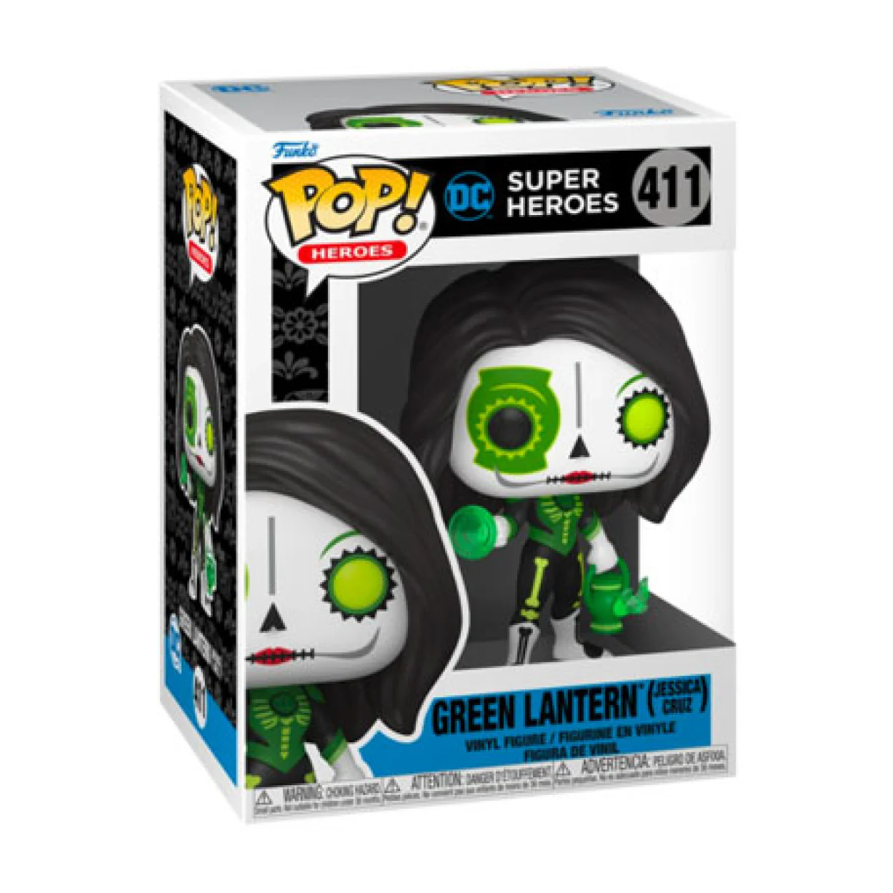 Green Lantern - Jessica Cruz Dia De Los DC Pop! Vinyl - Image 2