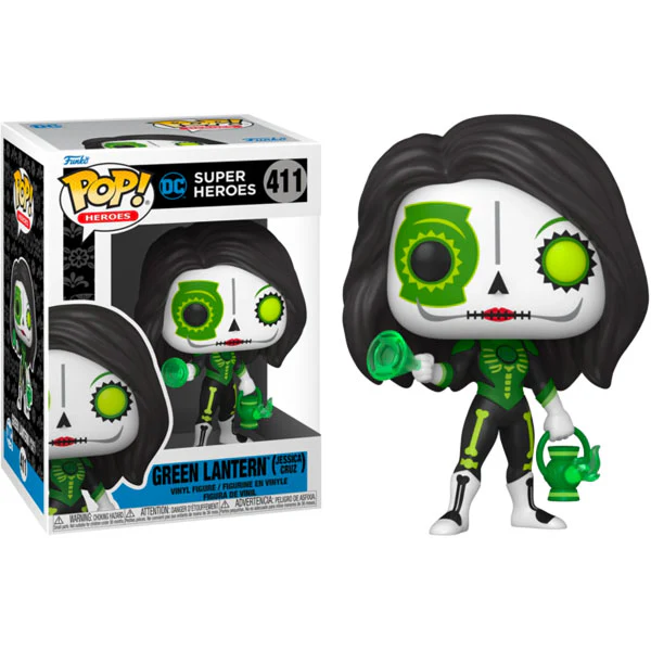 Green Lantern - Jessica Cruz Dia De Los DC Pop! Vinyl - Image 3