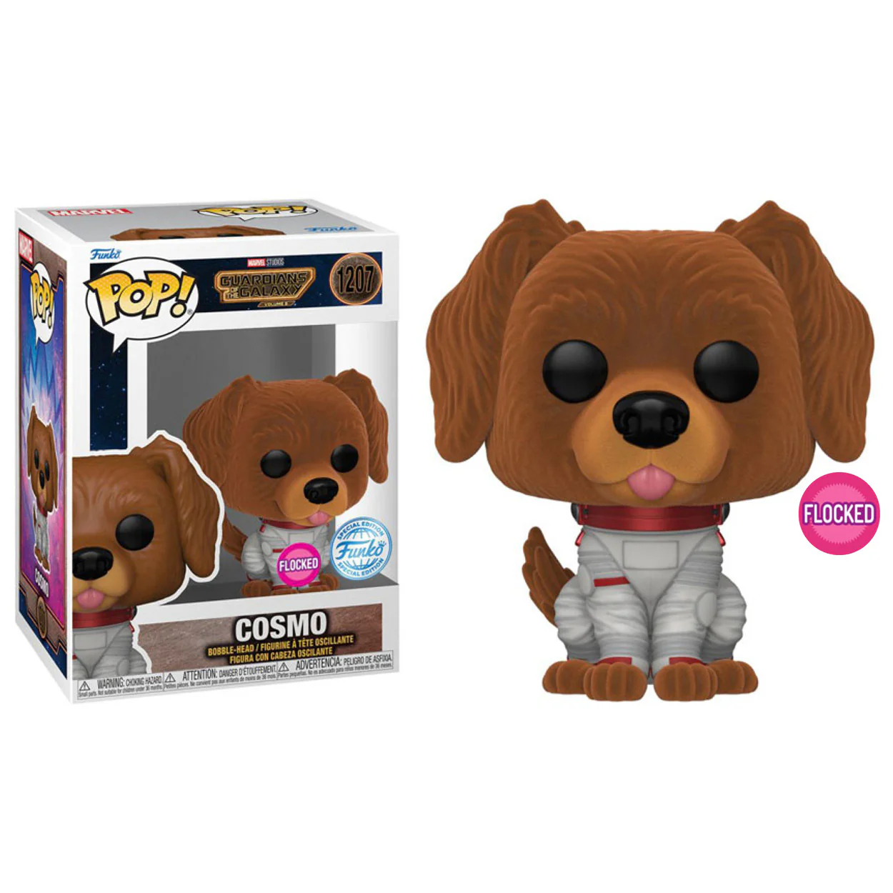 Guardians of the Galaxy: Volume 3 - Cosmo US Exclusive Flocked Pop! Vinyl - Image 3