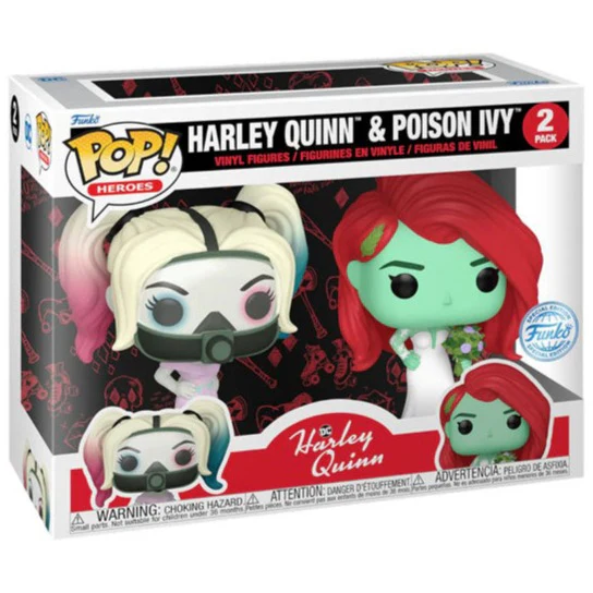 Harley Quinn: Animated - Harley Quinn & Poison Ivy Wedding US Exclusive Pop! 2-Pack - Image 2