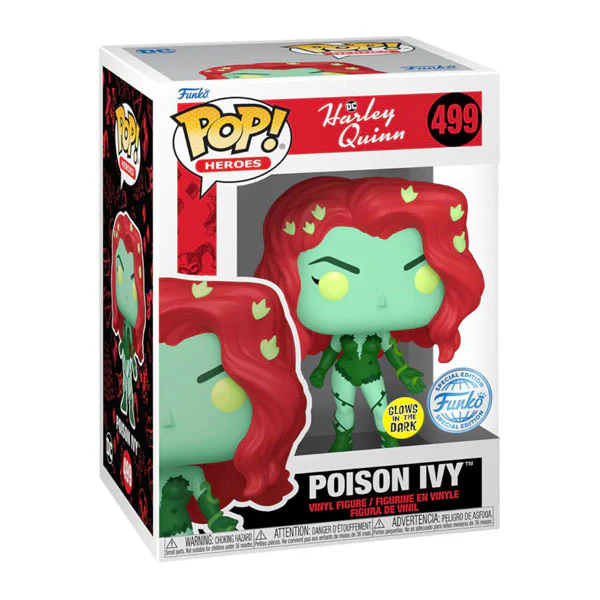 Harley Quinn: Animated - Poison Ivy (Plant Suit) US Exclusive Glow Pop! Vinyl - Image 3