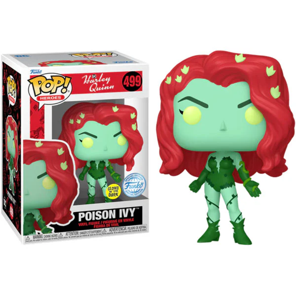 Harley Quinn: Animated - Poison Ivy (Plant Suit) US Exclusive Glow Pop! Vinyl - Image 4