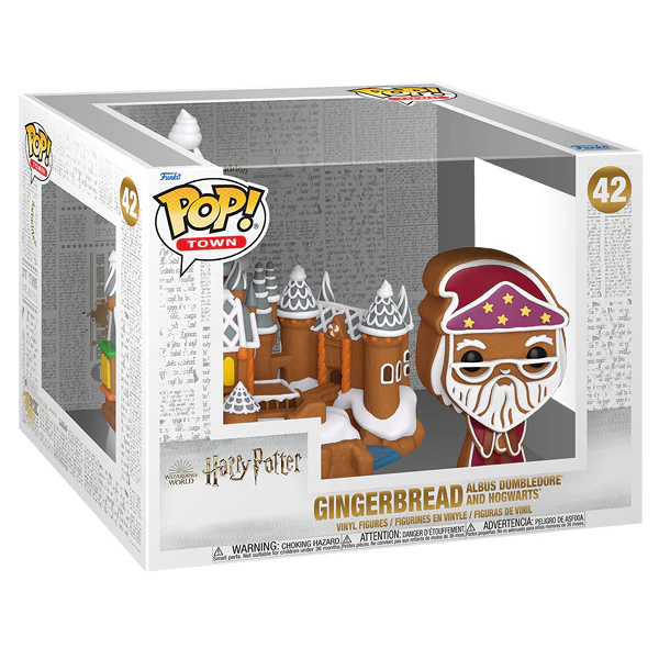 Harry Potter - Gingerbread Albus Dumbledore with Hogwarts Pop! Town - Image 2