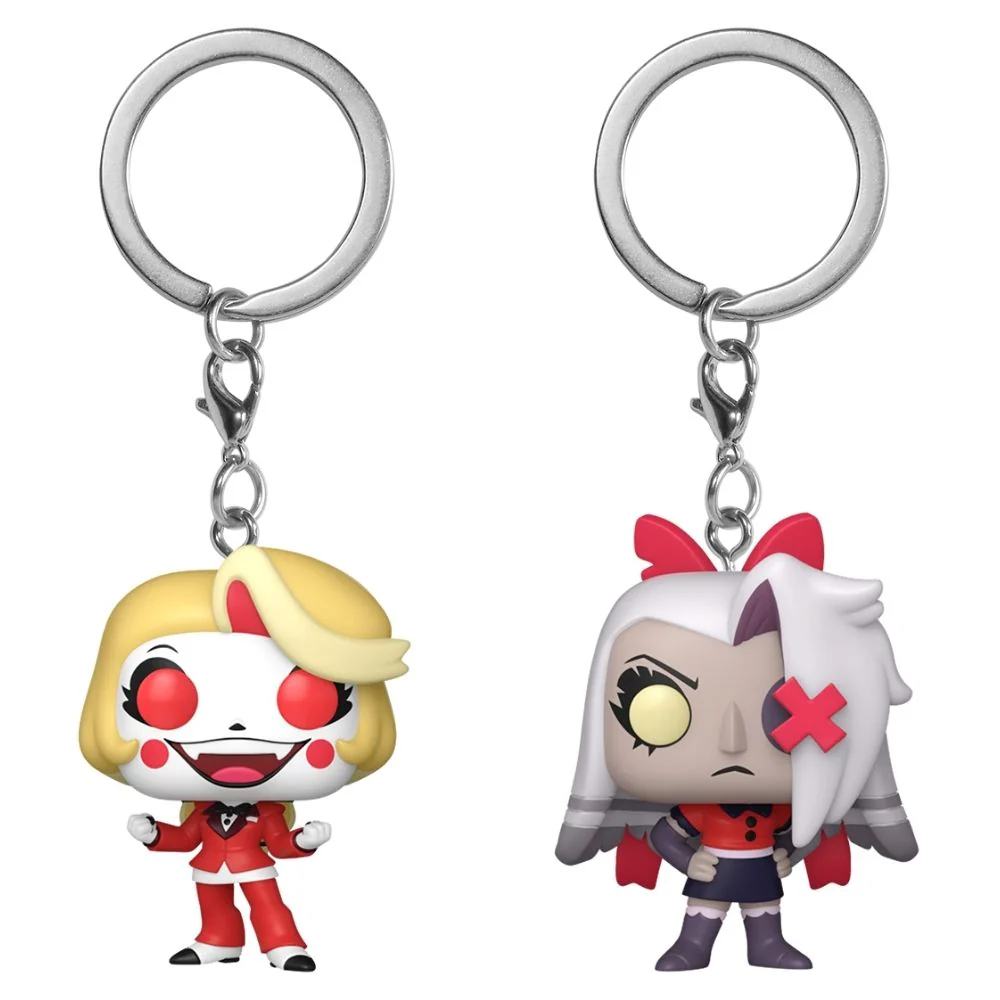 Hazbin Hotel - Charlie & Vaggie Pocket Pop! Keychain 2 Pack - Image 3