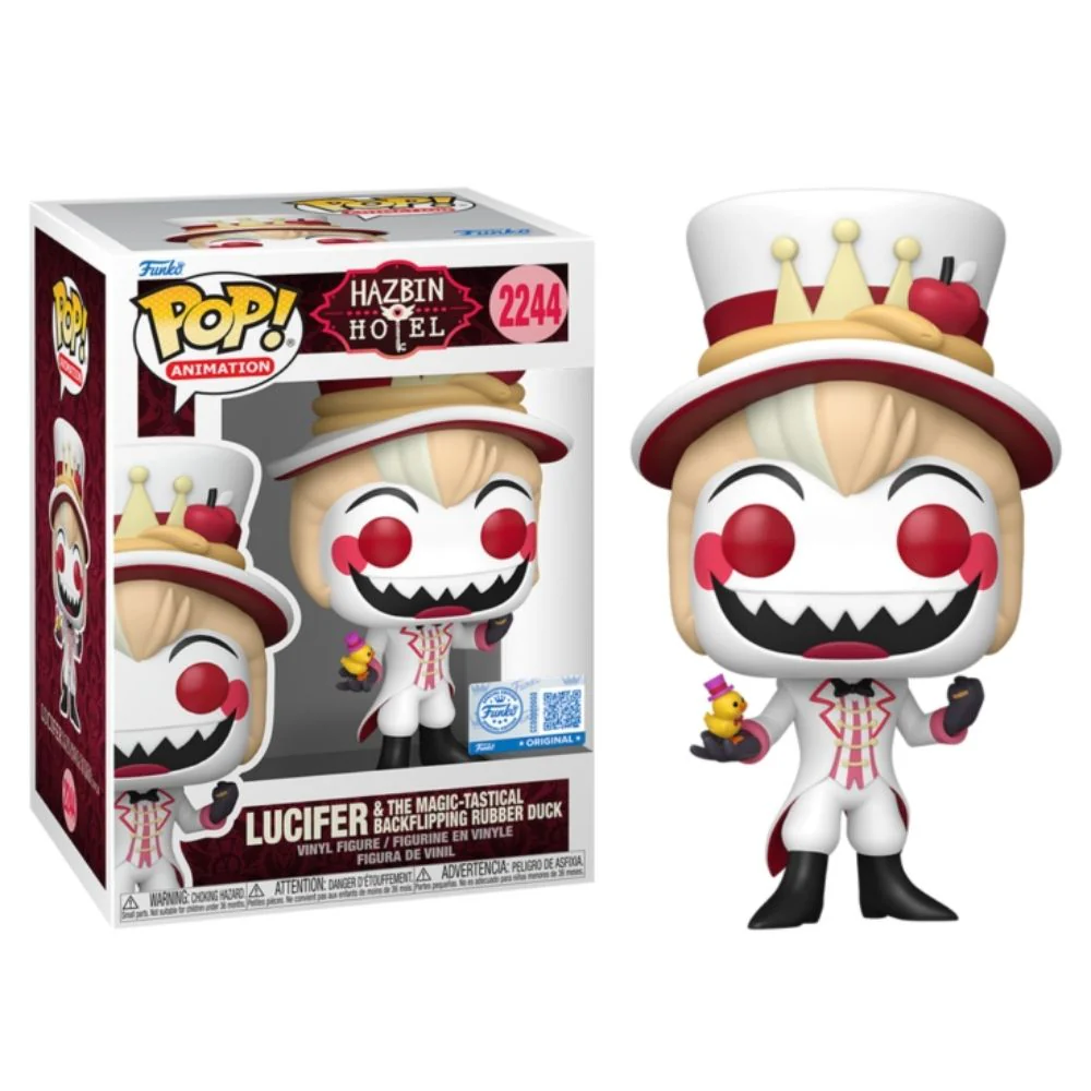 Hazbin Hotel - Lucifer & The Magic-Tastical Backflipping Rubber Duck US Exclusive Pop! Vinyl - Image 3