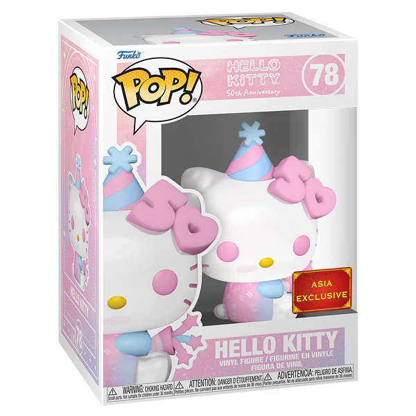 Hello Kitty 50th Anniversary - Hello Kitty with Party Hat Pop! Vinyl - Image 3