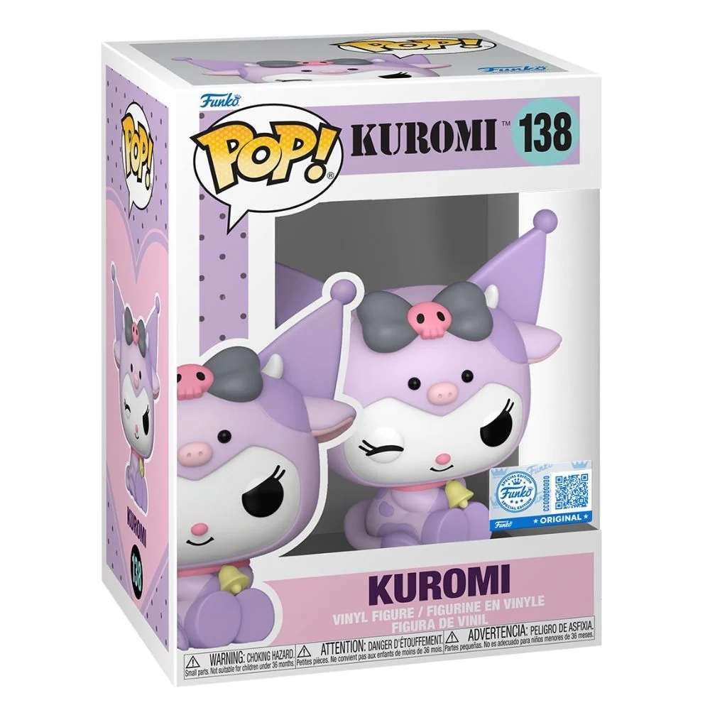 Hello Kitty & Friends - Kuromi (Cow Cosplay) US Exclusive Pop! Vinyl - Image 2
