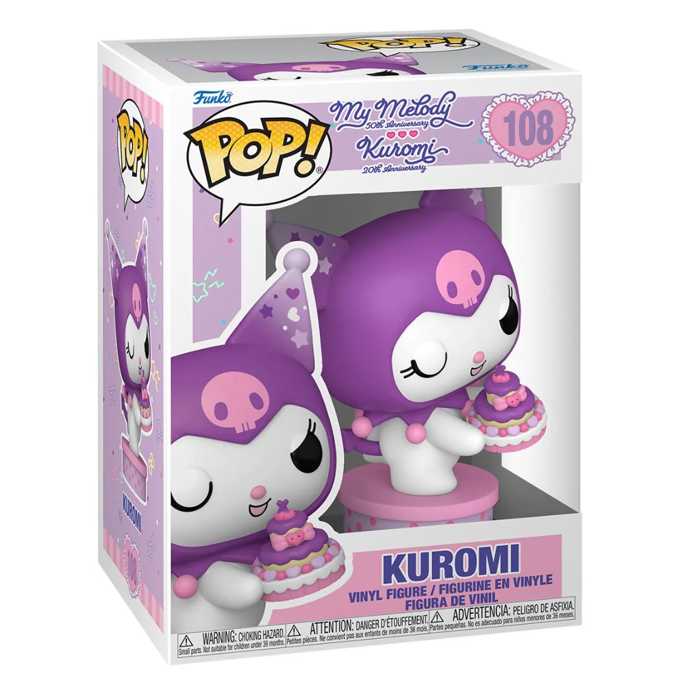 Hello Kitty & Friends - Kuromi with Cake 20th Anniversary Pop! Vinyl - Image 2