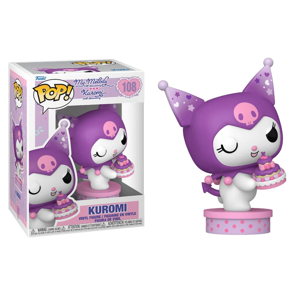 Hello Kitty & Friends - Kuromi with Cake 20th Anniversary Pop! Vinyl - Image 3