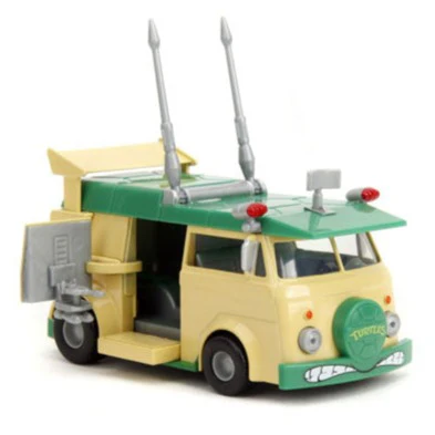 Hollywood Rides - Teenage Mutant Ninja Turtles Party Wagon 1:32 Scale Diecast Vehicle - Image 7