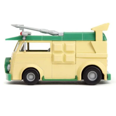 Hollywood Rides - Teenage Mutant Ninja Turtles Party Wagon 1:32 Scale Diecast Vehicle - Image 9