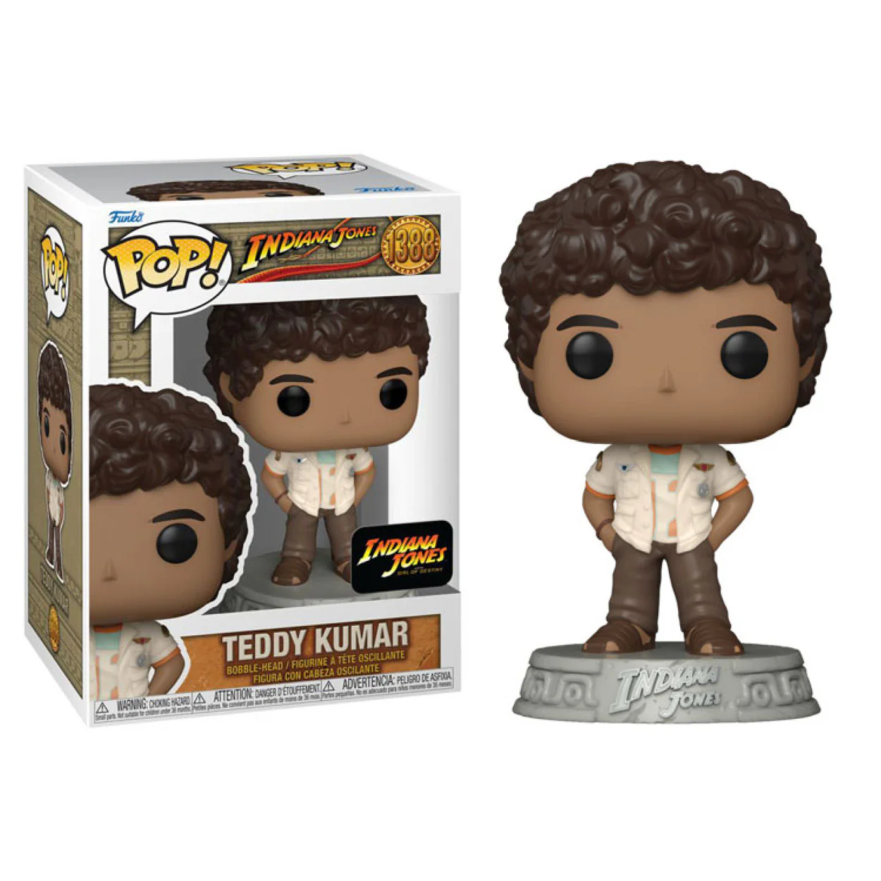 Indiana Jones and the Dial of Destiny (2023) - Teddy Kumar Pop! Vinyl - Image 3