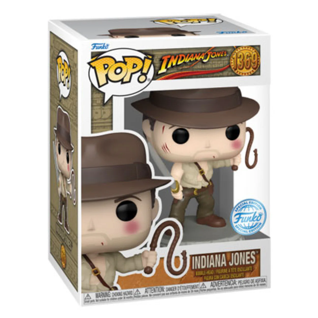 Indiana Jones and the Temple of Doom - Indiana Jones (with Whip) Pop! Vinyl - Image 2