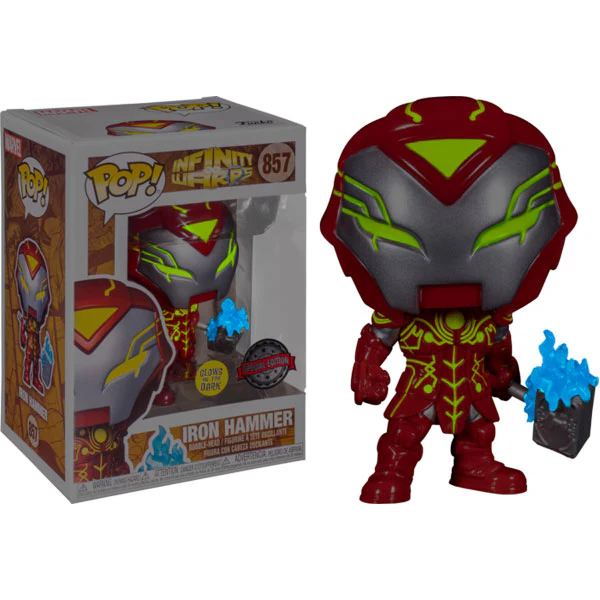 Infinity Warps - Iron Hammer Glow US Exclusive Pop! Vinyl - Image 3