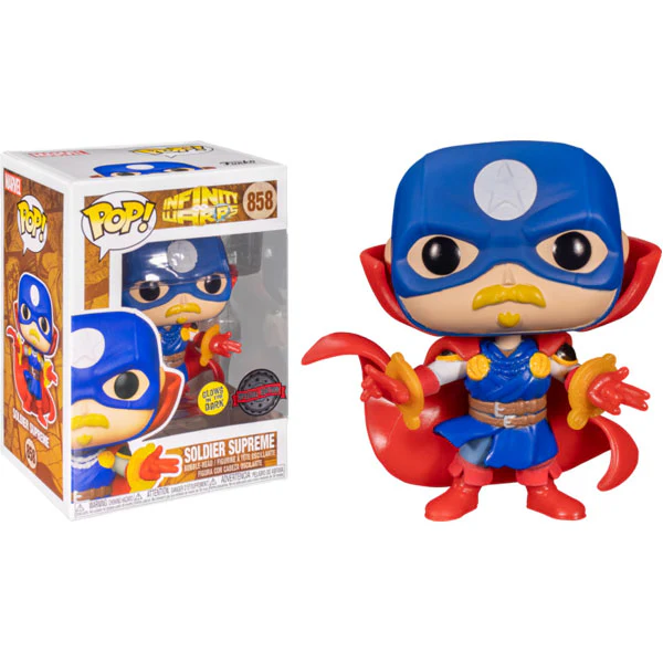 Infinity Warps - Soldier Supreme Glow US Exclusive Pop! Vinyl - Image 3