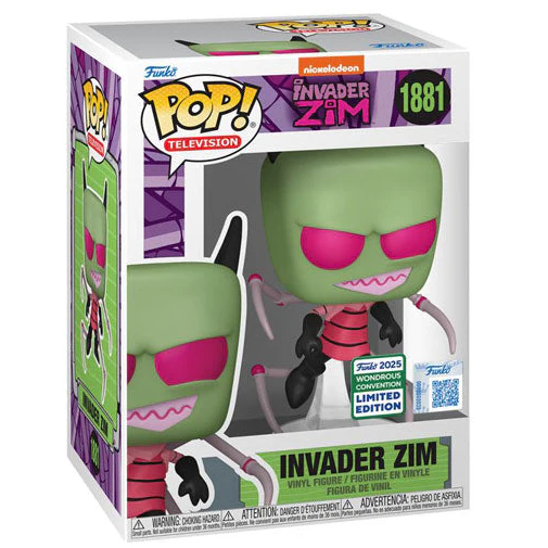 2025 Wondrous Convention - Invader Zim - Invader Zim with Spider Legs US Exclusive Pop! Vinyl - Image 2