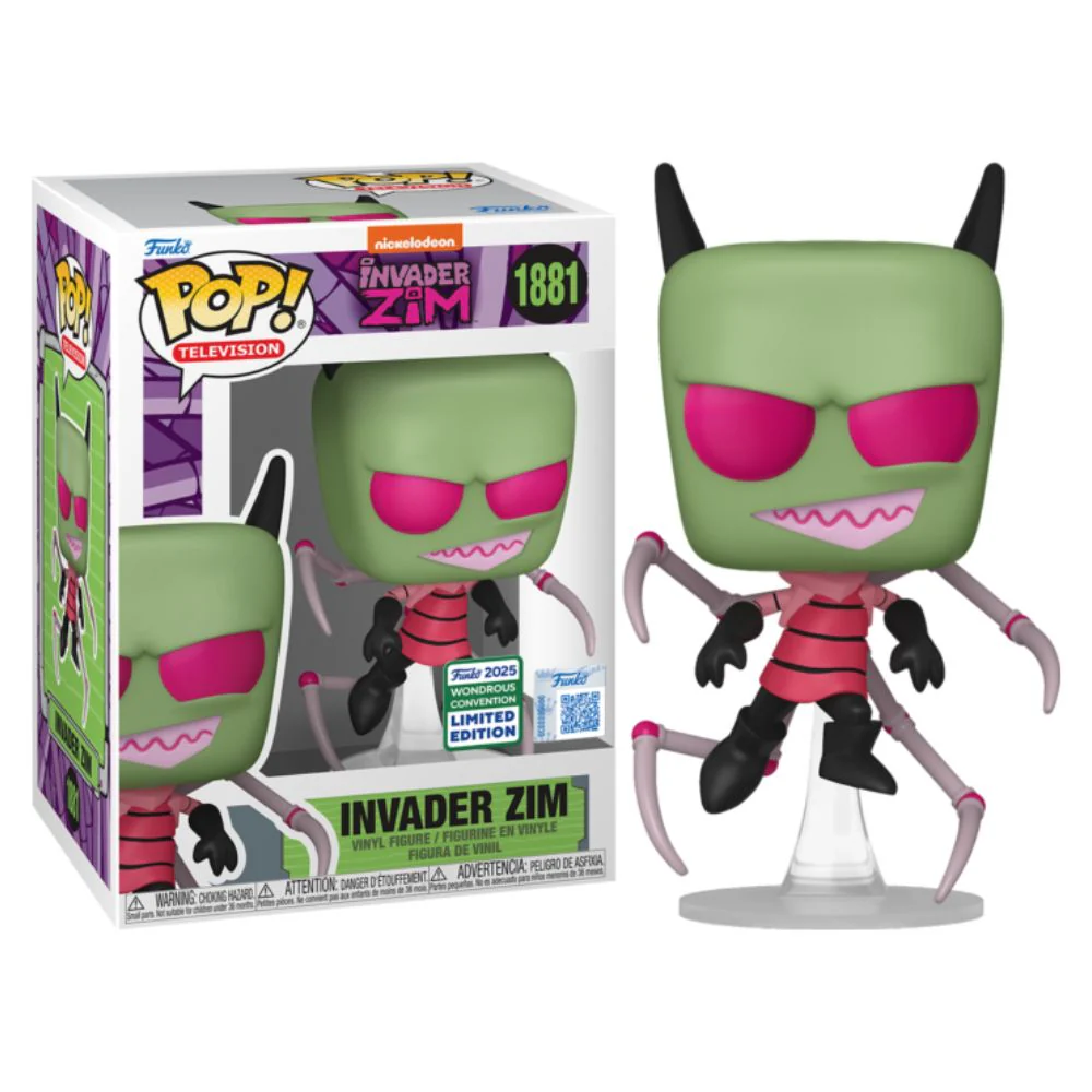 2025 Wondrous Convention - Invader Zim - Invader Zim with Spider Legs US Exclusive Pop! Vinyl - Image 3