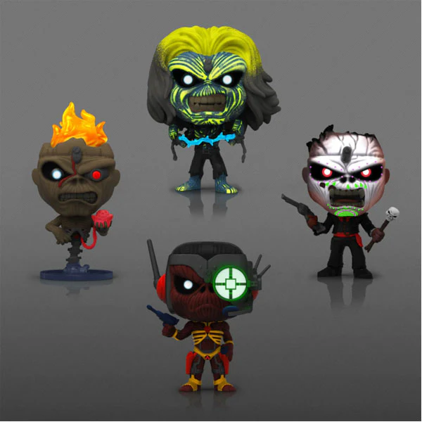 Iron Maiden - Eddie US Exclusive Glow Pop! Vinyl 4-Pack - Image 3