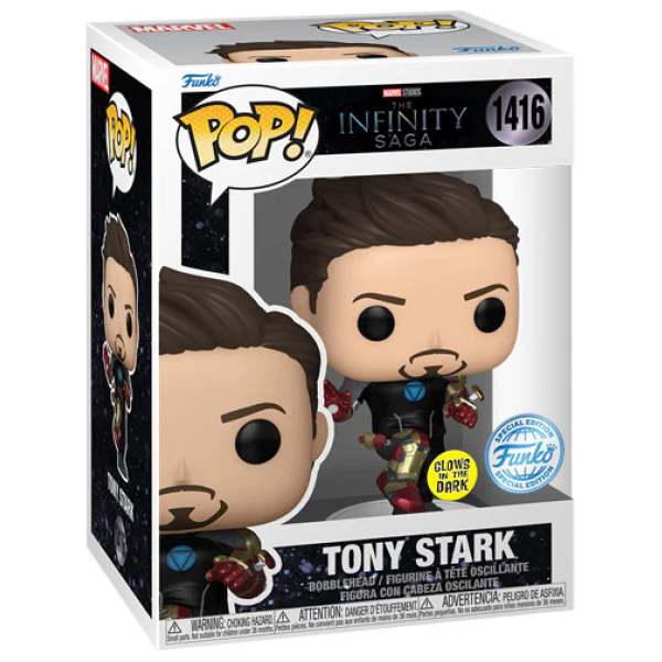 Avengers: The Infinity Saga - Iron Man 3 - Tony Stark Glow in the Dark Us Exclusive Pop! Vinyl - Image 3