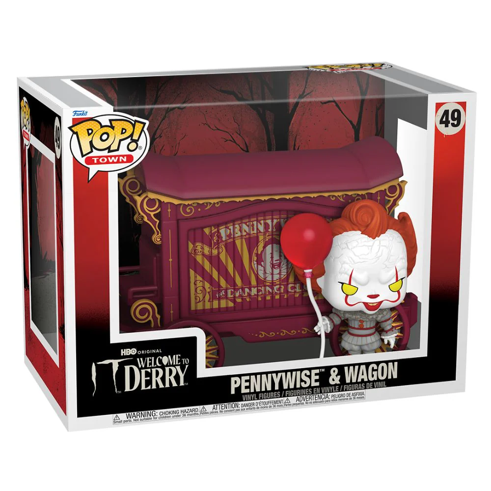 It: Welcome to Derry - Pennywise & Wagon Pop! Town Vinyl - Image 2