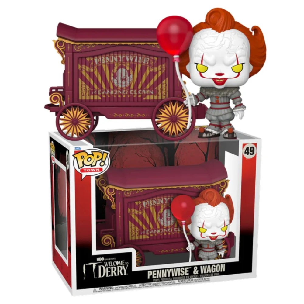 It: Welcome to Derry - Pennywise & Wagon Pop! Town Vinyl - Image 3