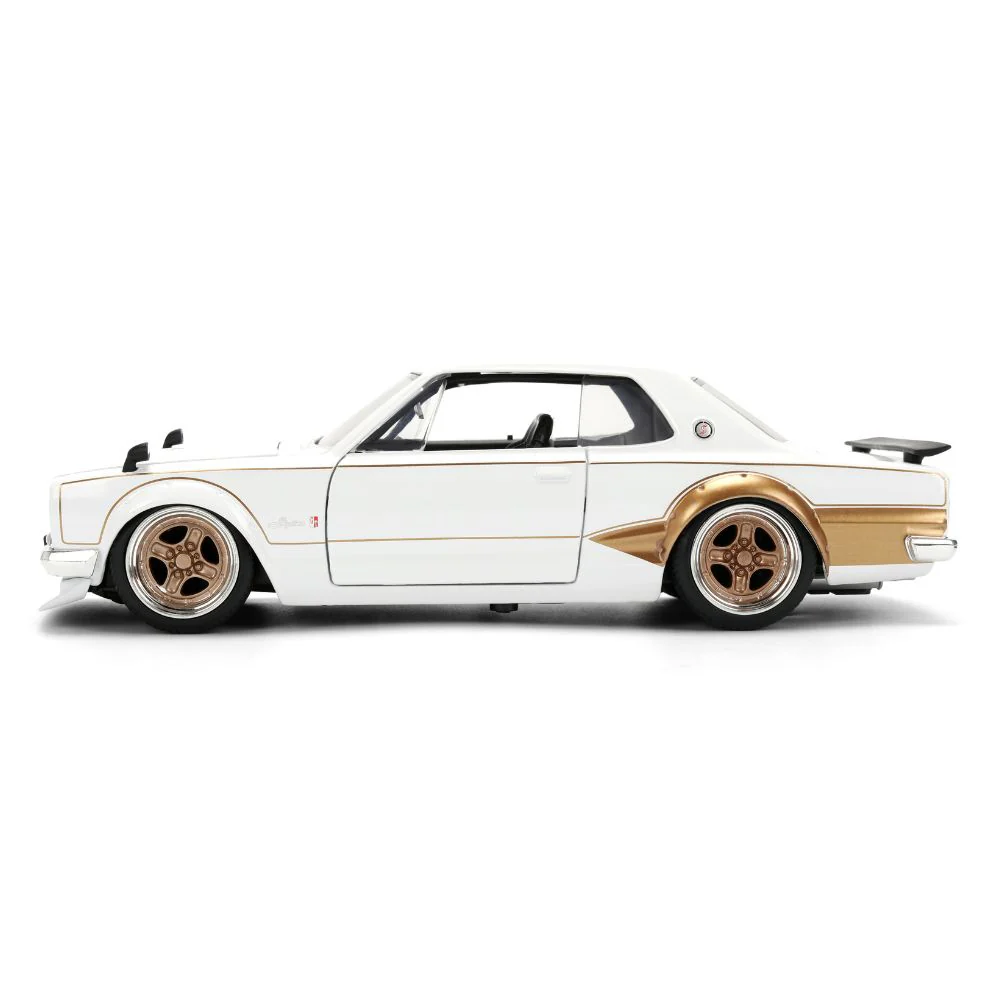 JDM Tuners - 1:24 1971 Nissan Skyline 2000 GT-R Diecast Vehicle - Image 5