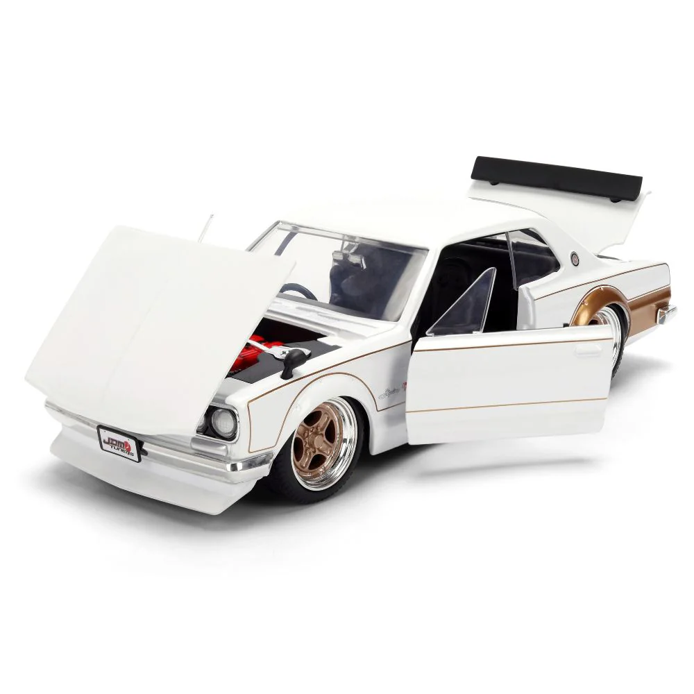 JDM Tuners - 1:24 1971 Nissan Skyline 2000 GT-R Diecast Vehicle - Image 9