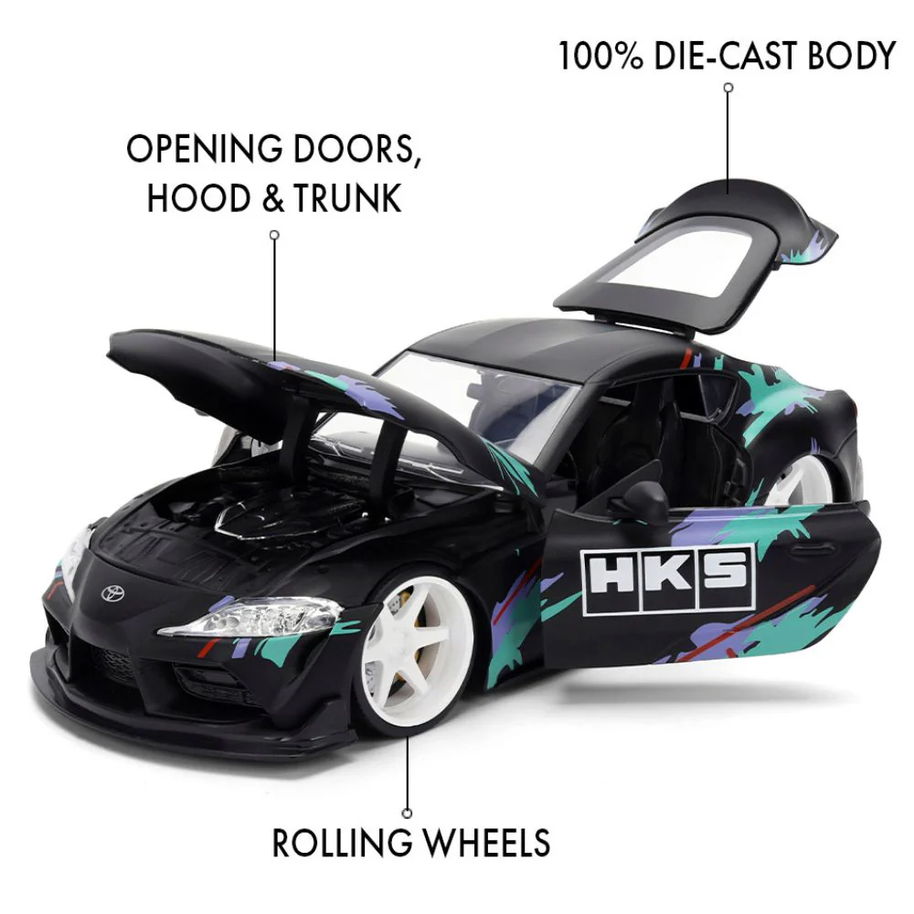 JDM Tuners - 1:24 2020 Toyota GR Supra Diecast Vehicle - Image 11