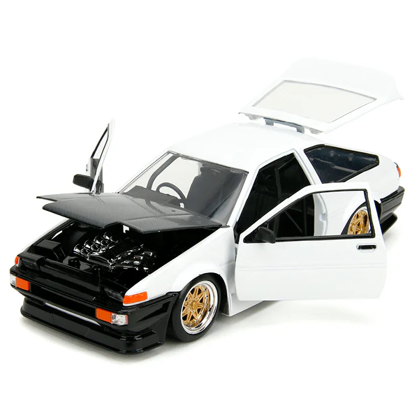 JDM Tuners - 1986 Toyota Trueno AE86 1:24 Scale Diecast Vehicle - Image 2