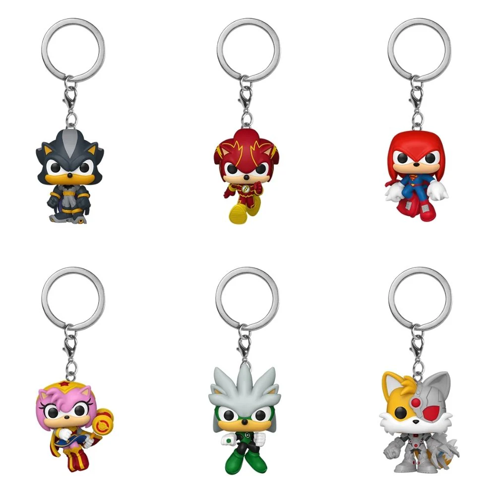 Justice League x Sonic the Hedgehog - Mystery Pocket Pop! Keychain (1 Unit) - Image 2