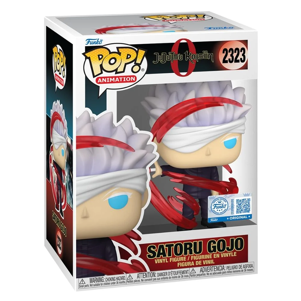 Jujutsu Kaisen 0 - Satoru Gojo US Exclusive (Red Energy) Pop! Vinyl - Image 2