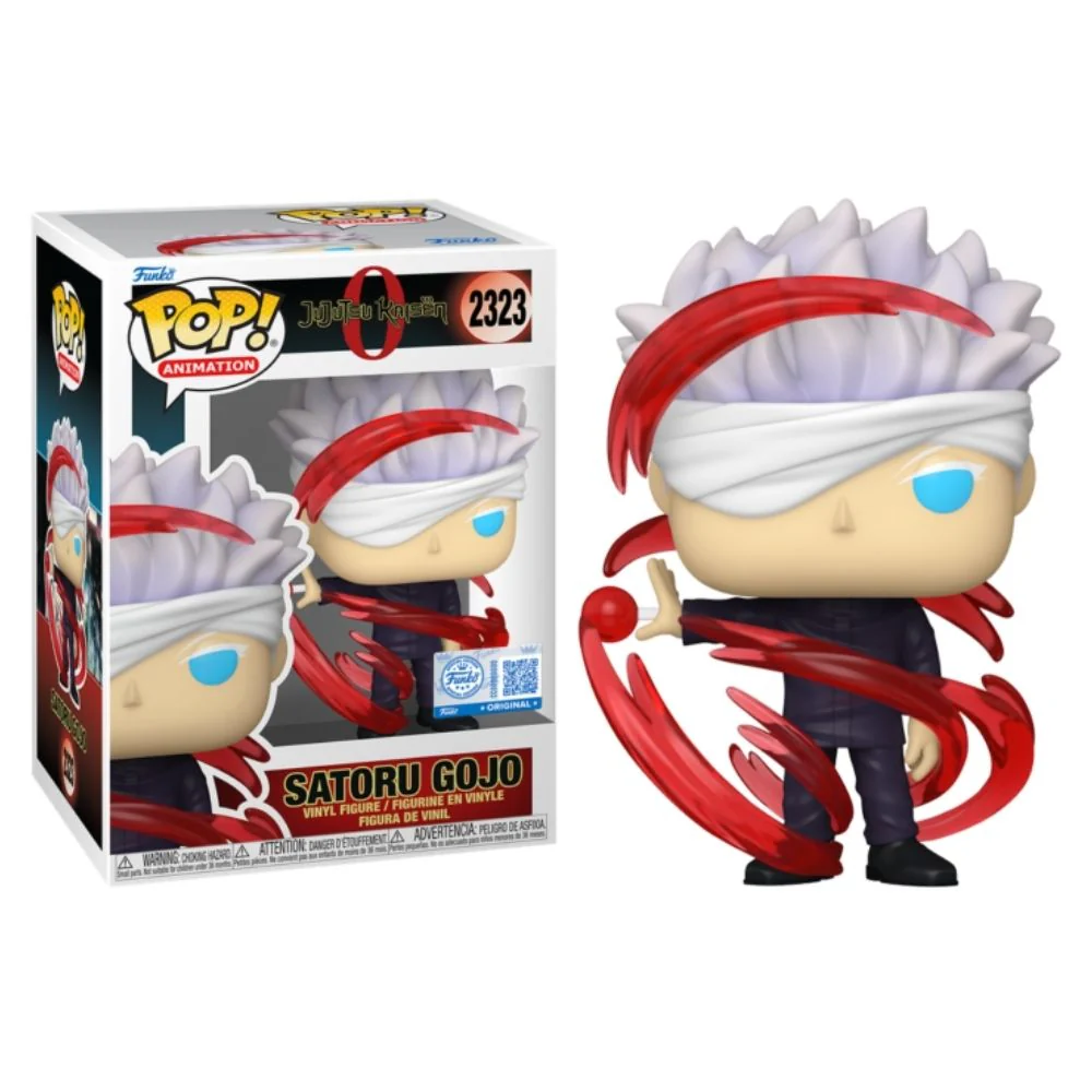 Jujutsu Kaisen 0 - Satoru Gojo US Exclusive (Red Energy) Pop! Vinyl - Image 3