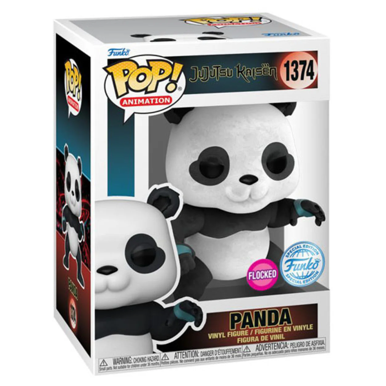Jujutsu Kaisen - Panda US Exclusive Flocked Pop! Vinyl - Image 2
