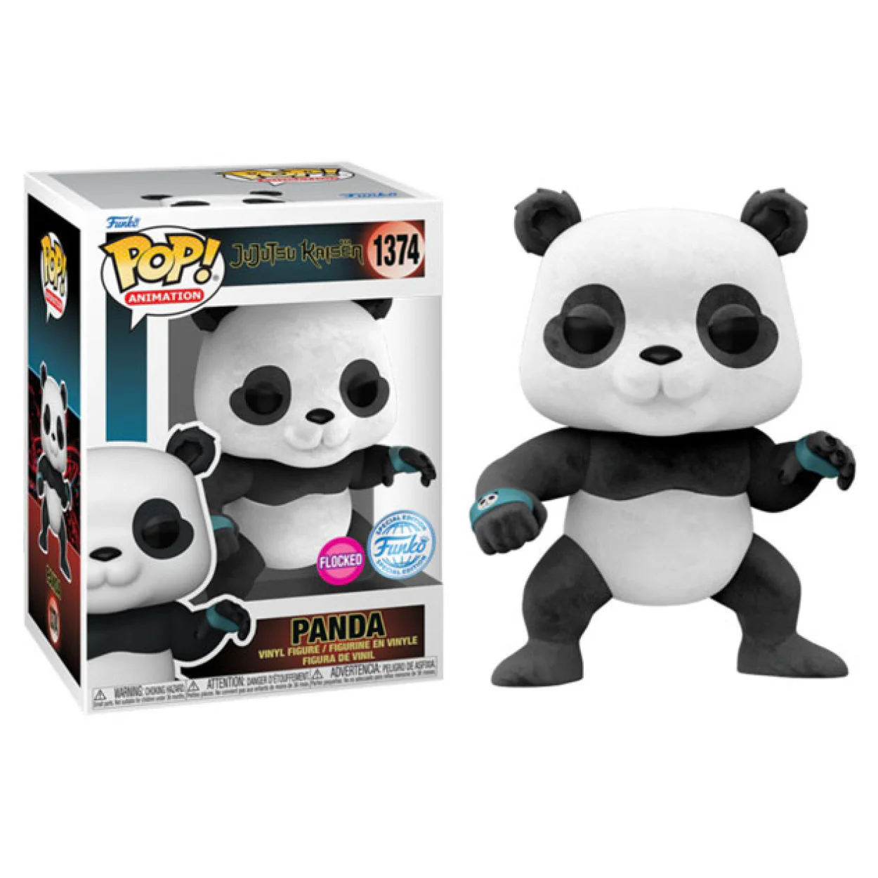 Jujutsu Kaisen - Panda US Exclusive Flocked Pop! Vinyl - Image 3
